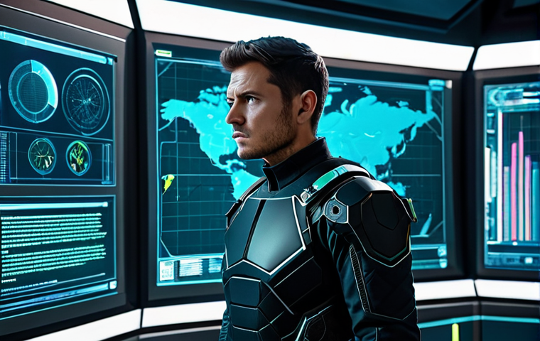 A highly focused, professional character in a sleek, futuristic combat suit, fully clothed, appropriate attire, standing in a sophisticated holographic strategy room. The character is gazing intently at a translucent display showing a tactical map with strategic points and safe zones, reflecting the complex decision-making process. The lighting is cool and analytical, highlighting the high-tech environment. Perfect anatomy, correct proportions, natural pose, well-formed hands, proper finger count, safe for work, appropriate content, modest clothing, professional photography, high quality.